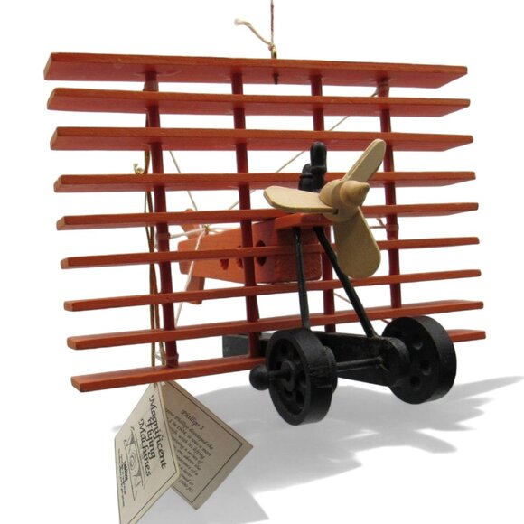 Magnificent Flying Machines HORATIO PHILLIPS 1 Hanging Wood And Metal Rare - Picture 5 of 10